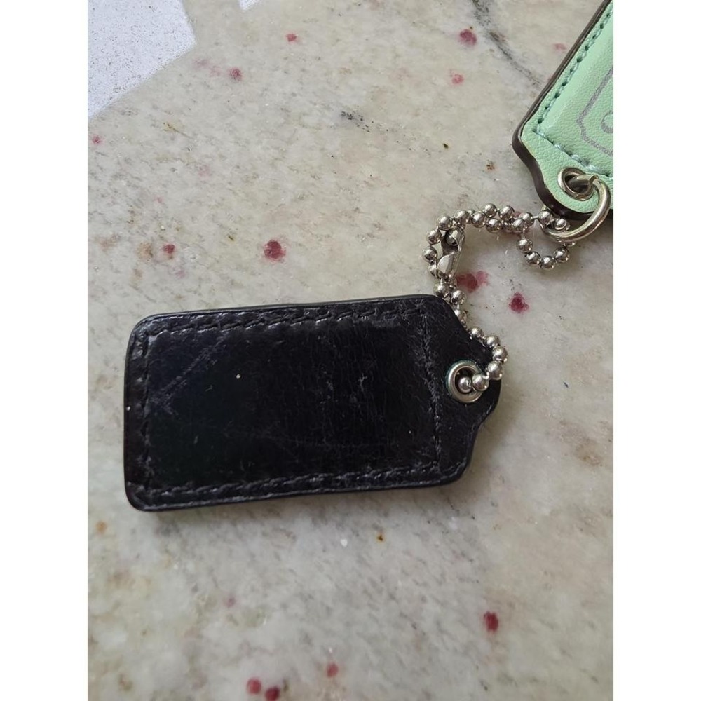 Vintage Coach bag charms (3) black, mint, and tan - Picture 5 of 7